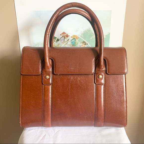 Vintage Handbags - Vintage | Large leather handbag